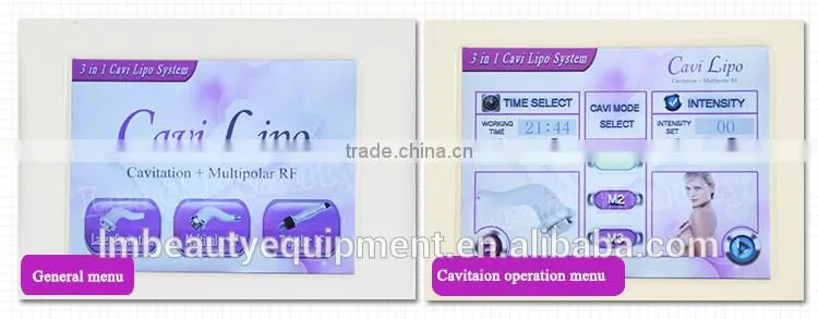 best cavitation laser tripolar rf slimming machine
