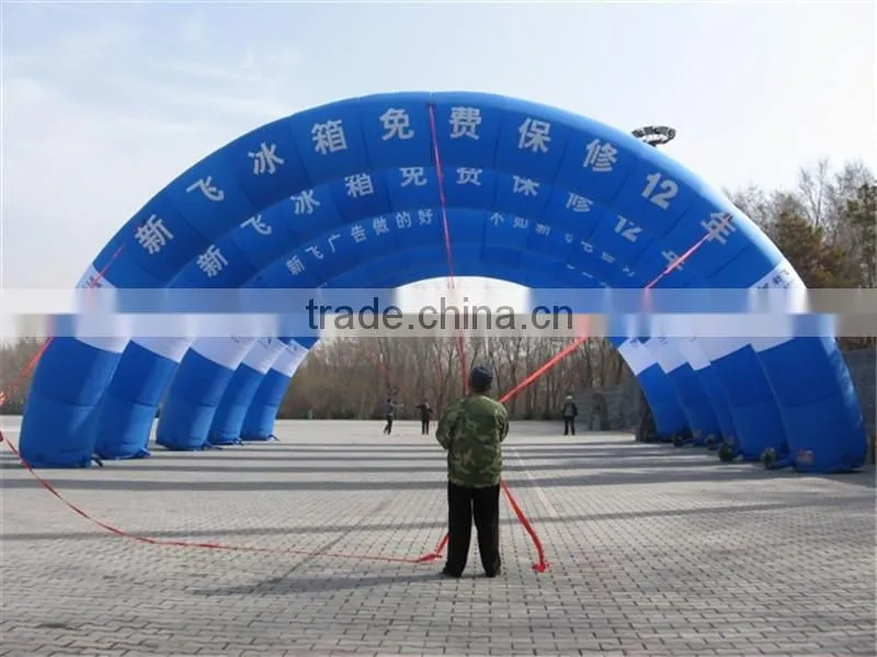 Customized advertising inflatable entrance start finish line inflatable arch