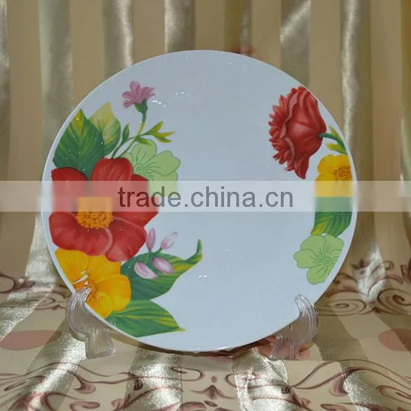 Wholesale ceramic hand printed dinner set with low price made in china