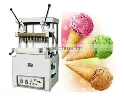 ice cream cone filling ice cream cone waffle making ice cream cone maker machine