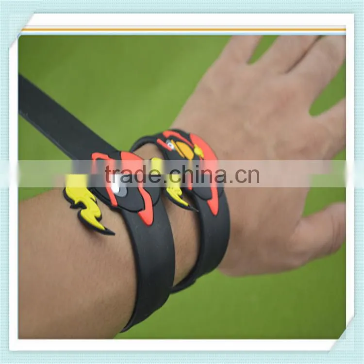 Custom silicone animal slap bracelet