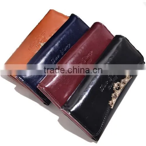 2014 Fashion Foldable Wallet for Women, Korea Design Card Holder(BXYT016)
