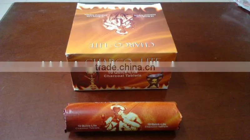 high quality black shisha charcoal 38mm
