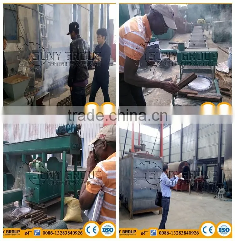 CE Approved Sugarcane Waste Charcoal Briquette Machine Bagasse Briquette Making Machine