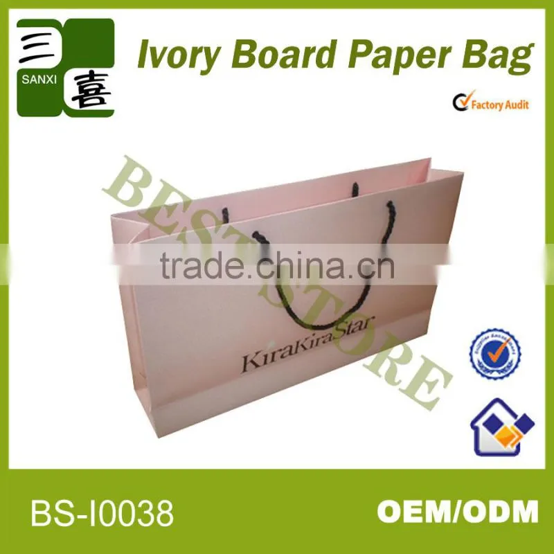 Factory manufacturing process paper shopping carry bag