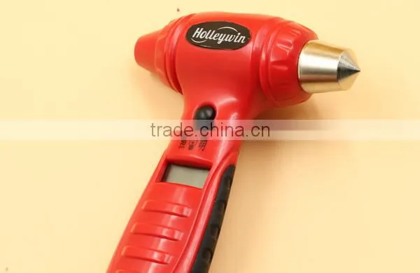 DIG01029 5 in 1 Digital Tire Gauge & Emergency Hammer
