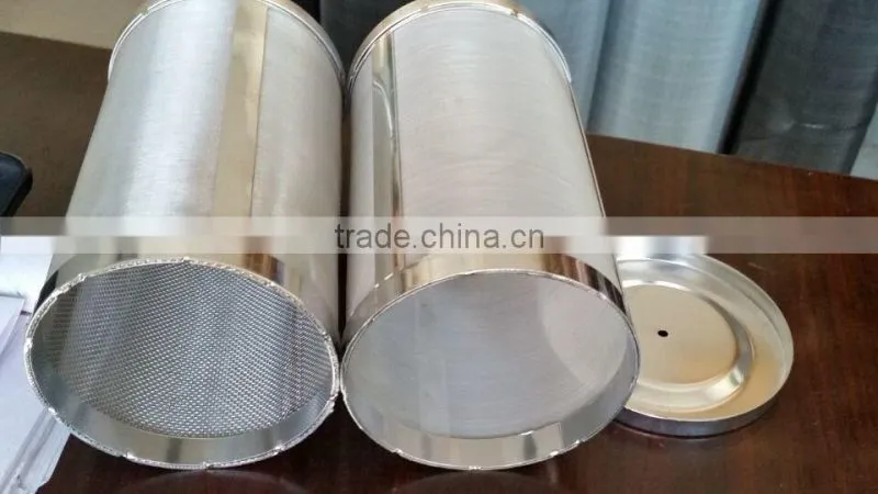 10 Micron Stainless Steel Pleated Fuel Gas Filter Element
