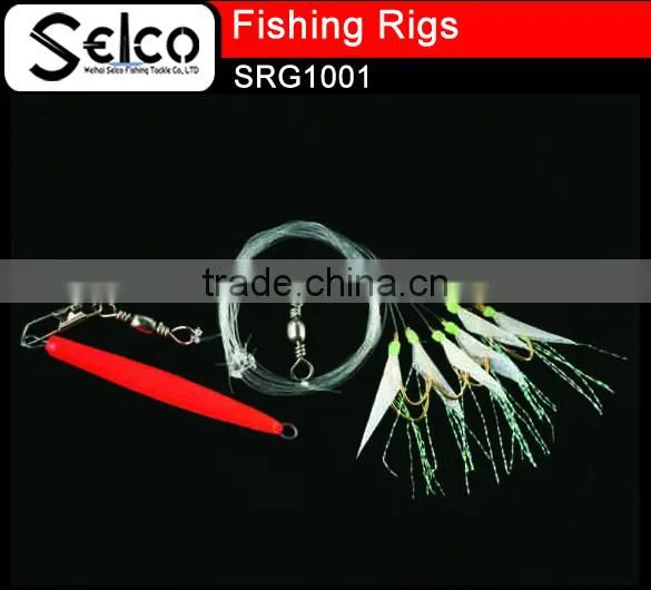 Nylon line paternoster Whiting Rig for snapper
