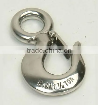 stainless steel eye slip hook with latch