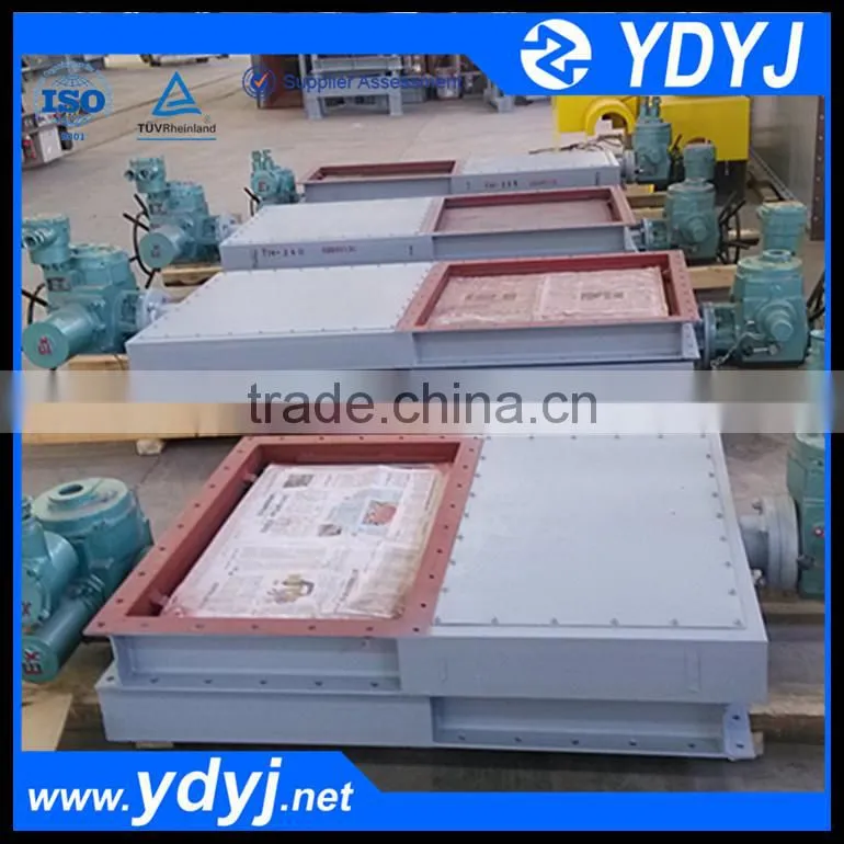 Industrial Electric Slide Plate Gate Valve for bulk material