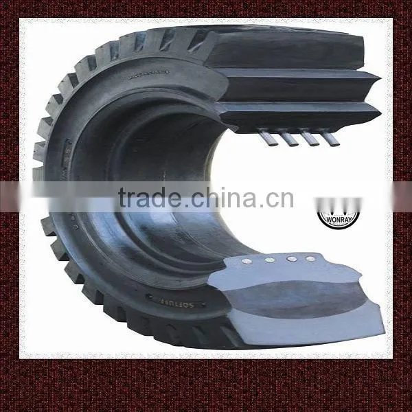 Well-reputed Airport 4.00x8 Non Marking Solid Tires With Good Price