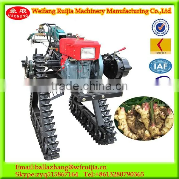 2015 new design farm machinery diesel engine Ginger&onion harvester ,low price used agriculture tractor for sale