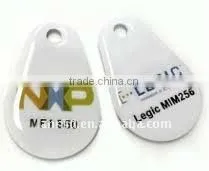 lovely epoxy RFID card with customized design keychain