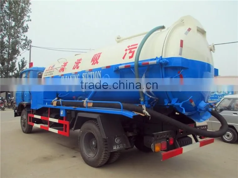 dongfeng 8cbm vacuum sewage truck pump for sale