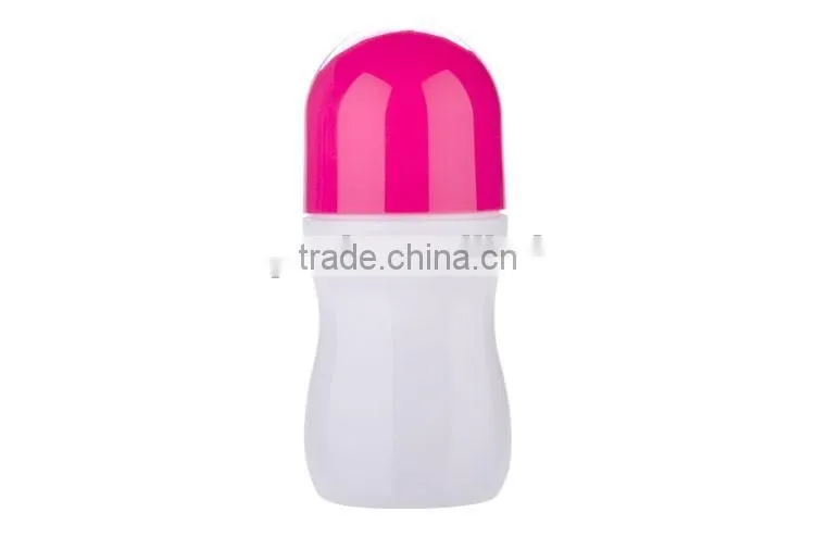 High quality plastic 50ml deodorant roll bottle