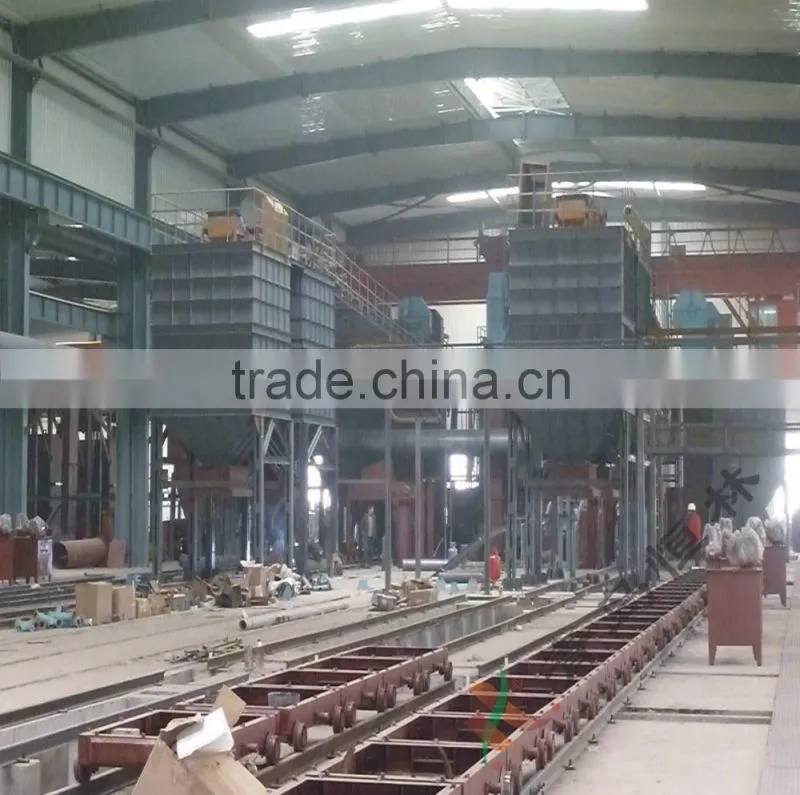 iron castings production line/foundry resin sand moulding equipments