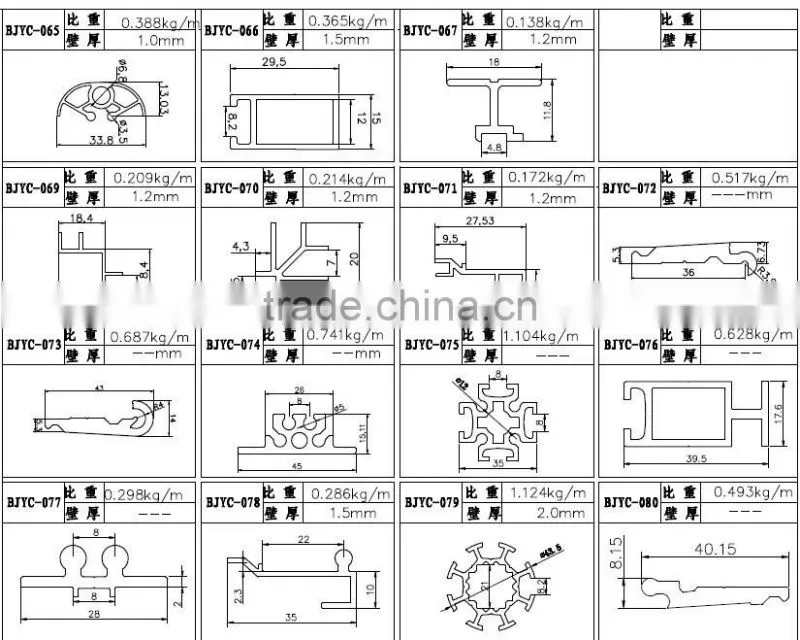 OEM ODM high quality exhibition aluminium profile/ aluminium profile for display booth /exhibition