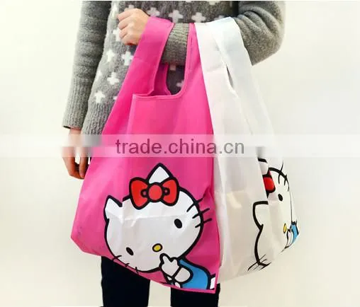 2015 Polyeter reusable folding foldable shopping bag