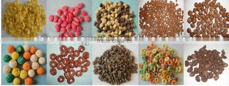 The CY65-II fried maize food/corn flaks machine line/plant