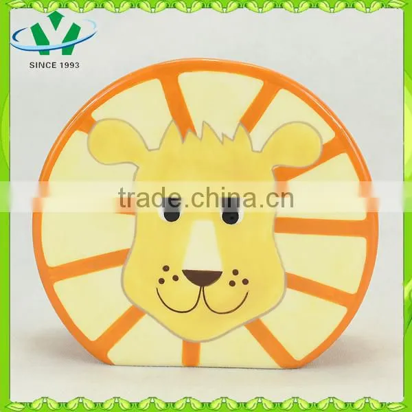 Decorative ceramic custom made coin bank