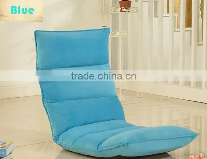 fashion creative suede leisure legless chair sofa, single seat leisure sofa chair, leisure modern floor sofa seating