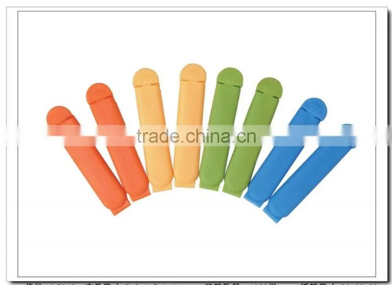 7.5cm plastic bag seal clip/food bag clips/plastic bag clips/bag strap clip/bag clips chips