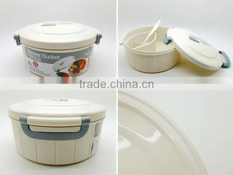 high quality food grade BPA free china style easy open plastic bento lunch box/food container/food box/bento box