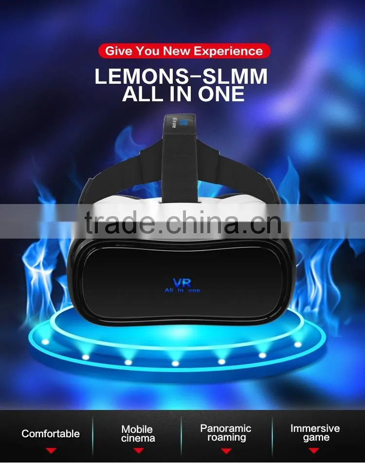 2016 New Arrival All In One Vr 3d ABS Plastic VR Glasses 3D glasses