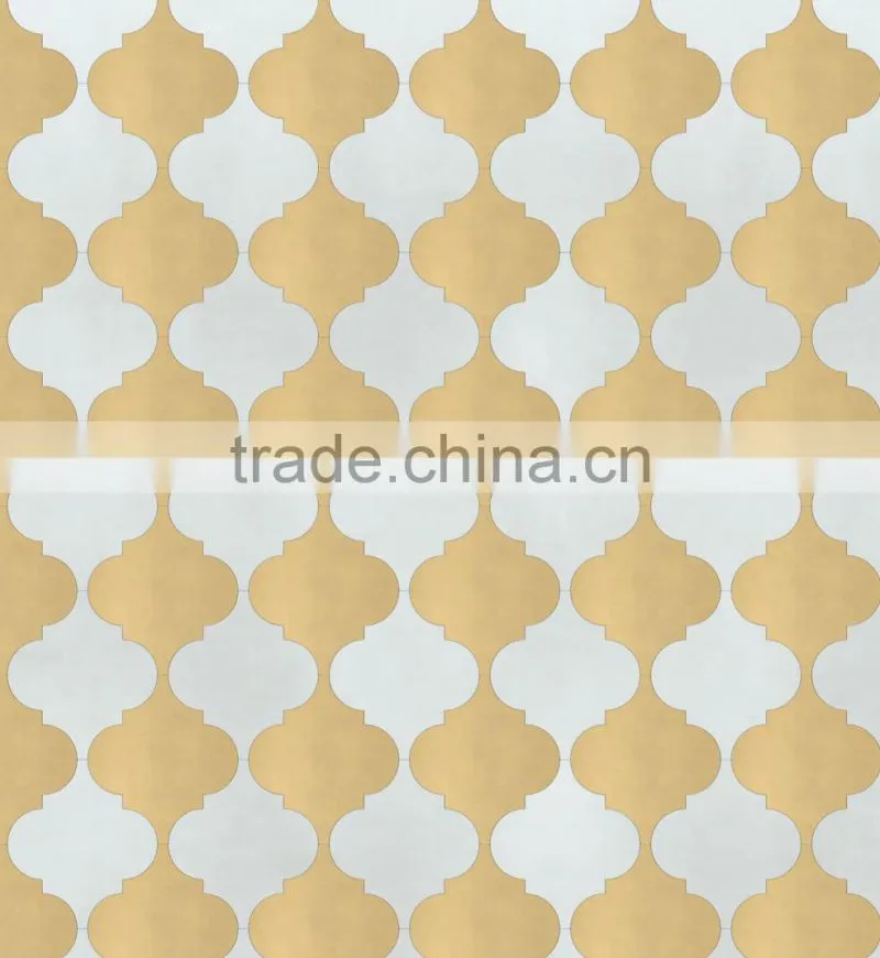 Bathroom or kitchen indoor decoration plain concrete 3D tiles front wall