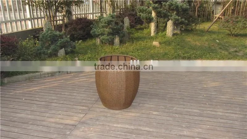 Pineapple Aluminum Hamper Outdoor Furniture Rattan Storage Boxs