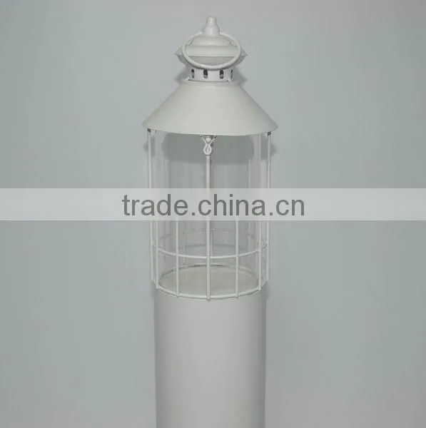 Garden decoration metal tall candle lantern