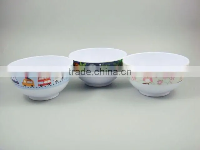2015 new design safety food grade melamine kid children bowl children dinnerware