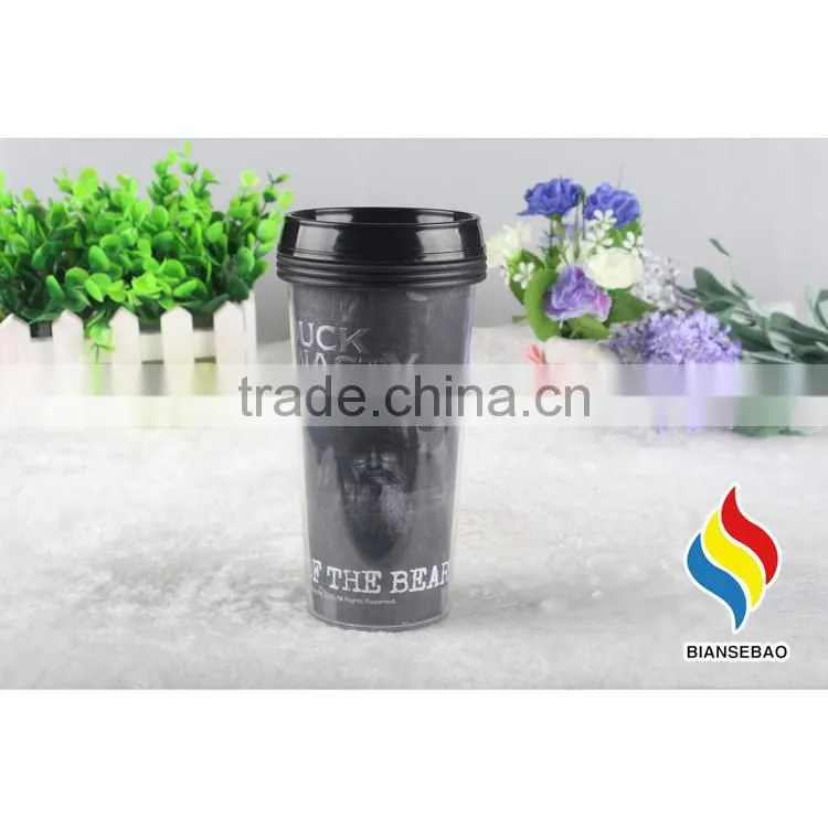 bap free 12oz plastic thermal coffee tumbler