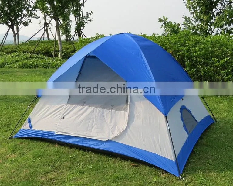 3-4 Person, 3-Season Lightweight Camping Traveling Tent with Carry Bag