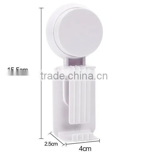 Vacuum suction cup kitchen and bathroom plastic basin hook/shelf/holder