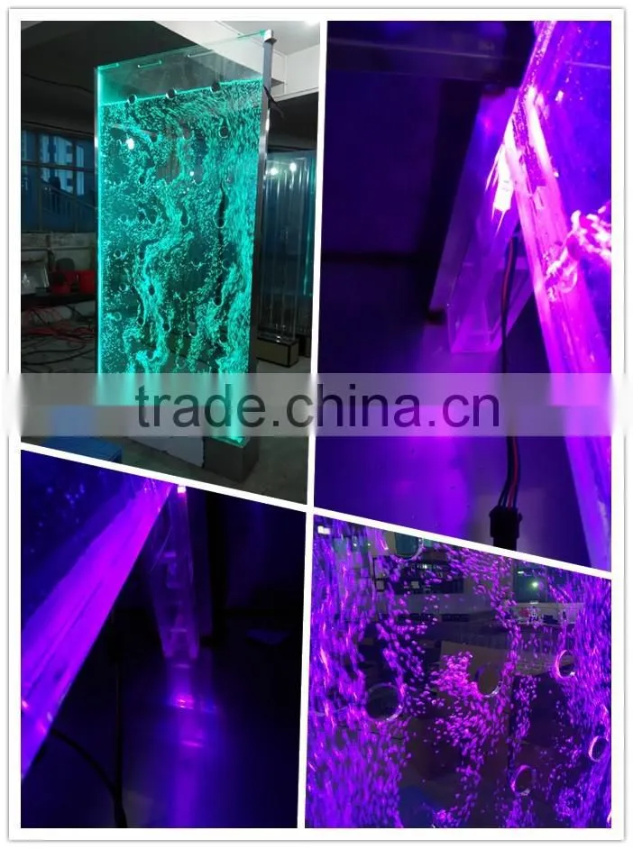 bar decorative screen room divider acrylic led water bubble wall