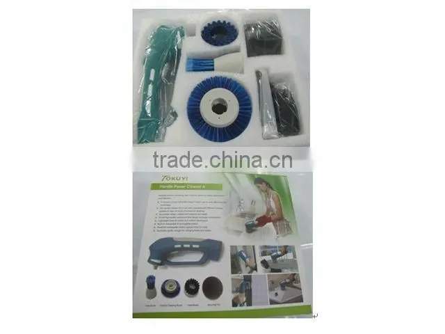 Electric cleaning brush, rechargeable cleaning brush, battery operated cleaning brush