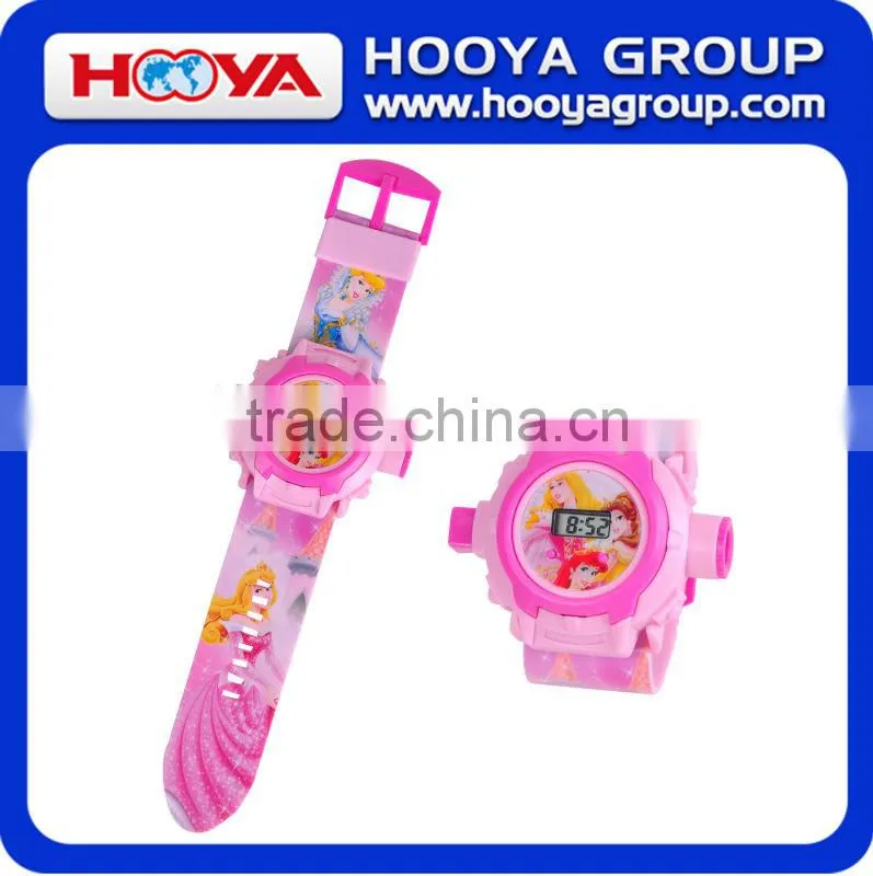 24 images plastic toy children wrist watch projector