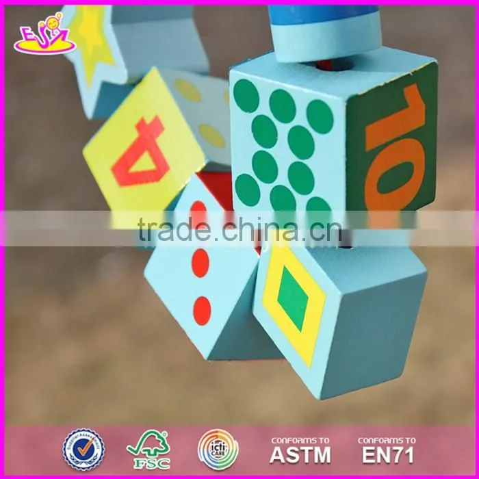 2017 Funny educational toys wooden toddler games W11E065-S
