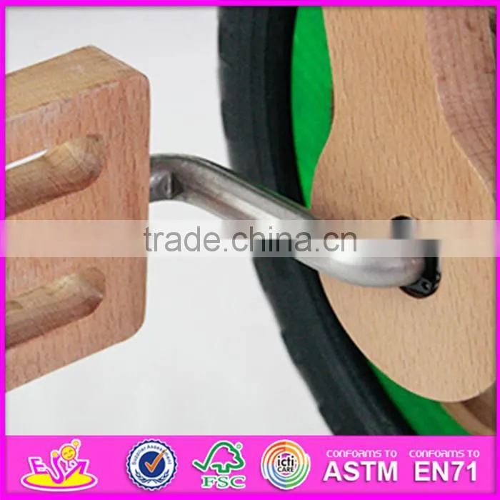 2016 new design children wooden mini toy bike, hot sale kids wooden mini toy bike W16C151