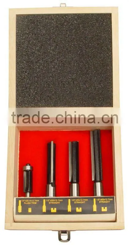 4pc Kitchen Router Bit Set