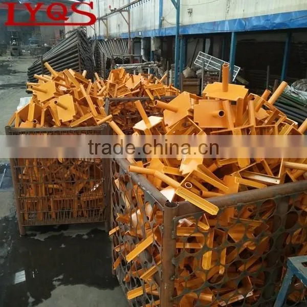 Steel scaffolding prop accessories forkhead support for H20 beam