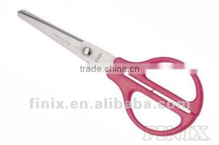 Durable ABS Plastic Grip Safety School Paper Scissors