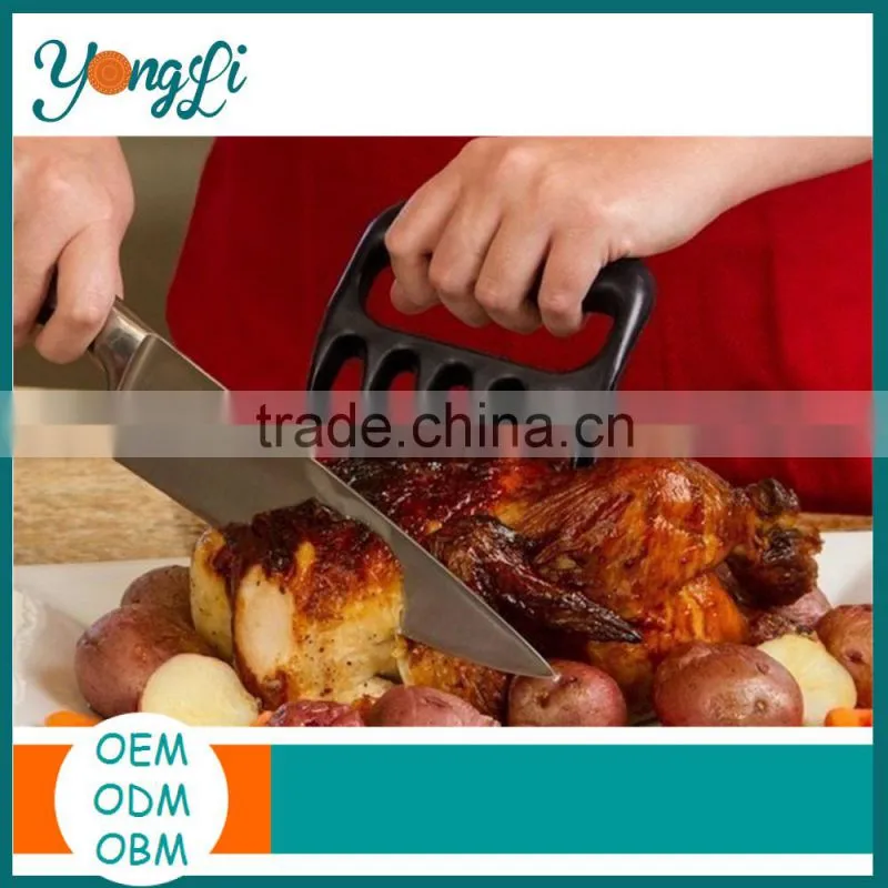 Indoor & Outdoor Cooking BBQ Set with Silicone Gloves Meat Claws and Tong For BBQ Grill Tools Set