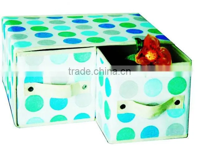 Non-woven printed storage box