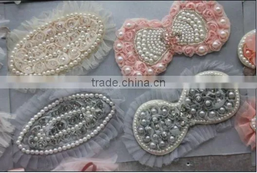 chiffon flower hair clip