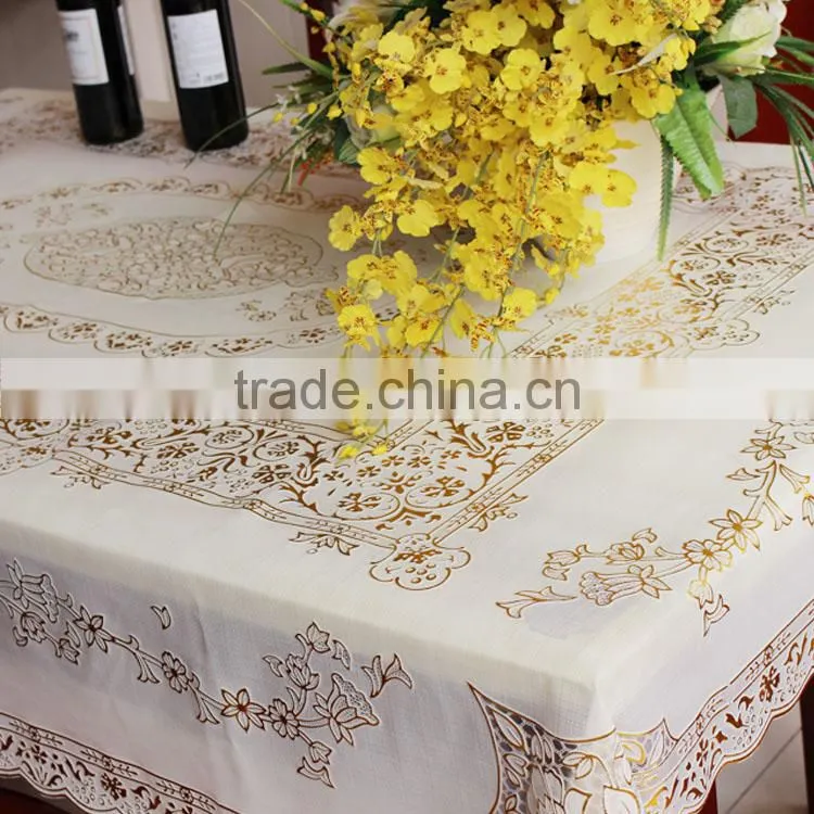 Table covers vinyl lace tablecloth roll PVC tablecloth roll