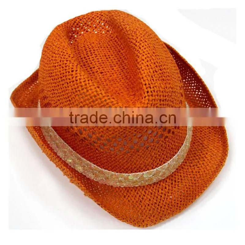 Wholesale Paper Straw Cowboy Hat Handmade For Sourcing