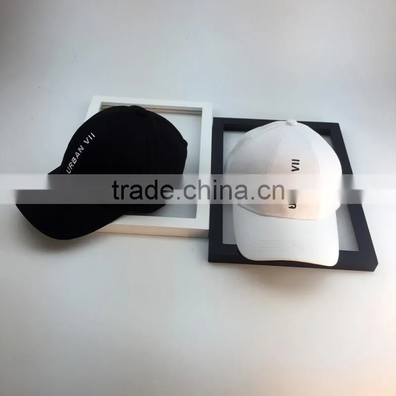 New Style 7 Panel Cap With Custom Flat Embroidery Baseball Cap