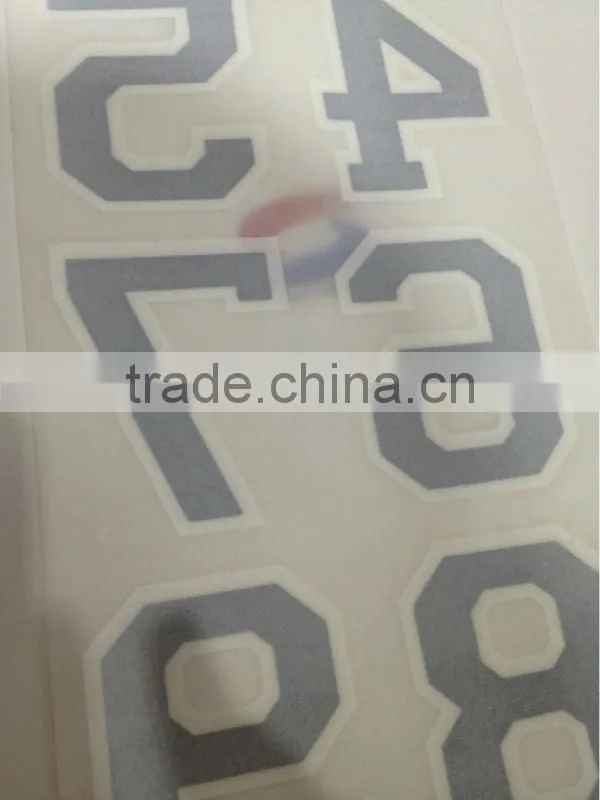 Iron on Letters in Flock
